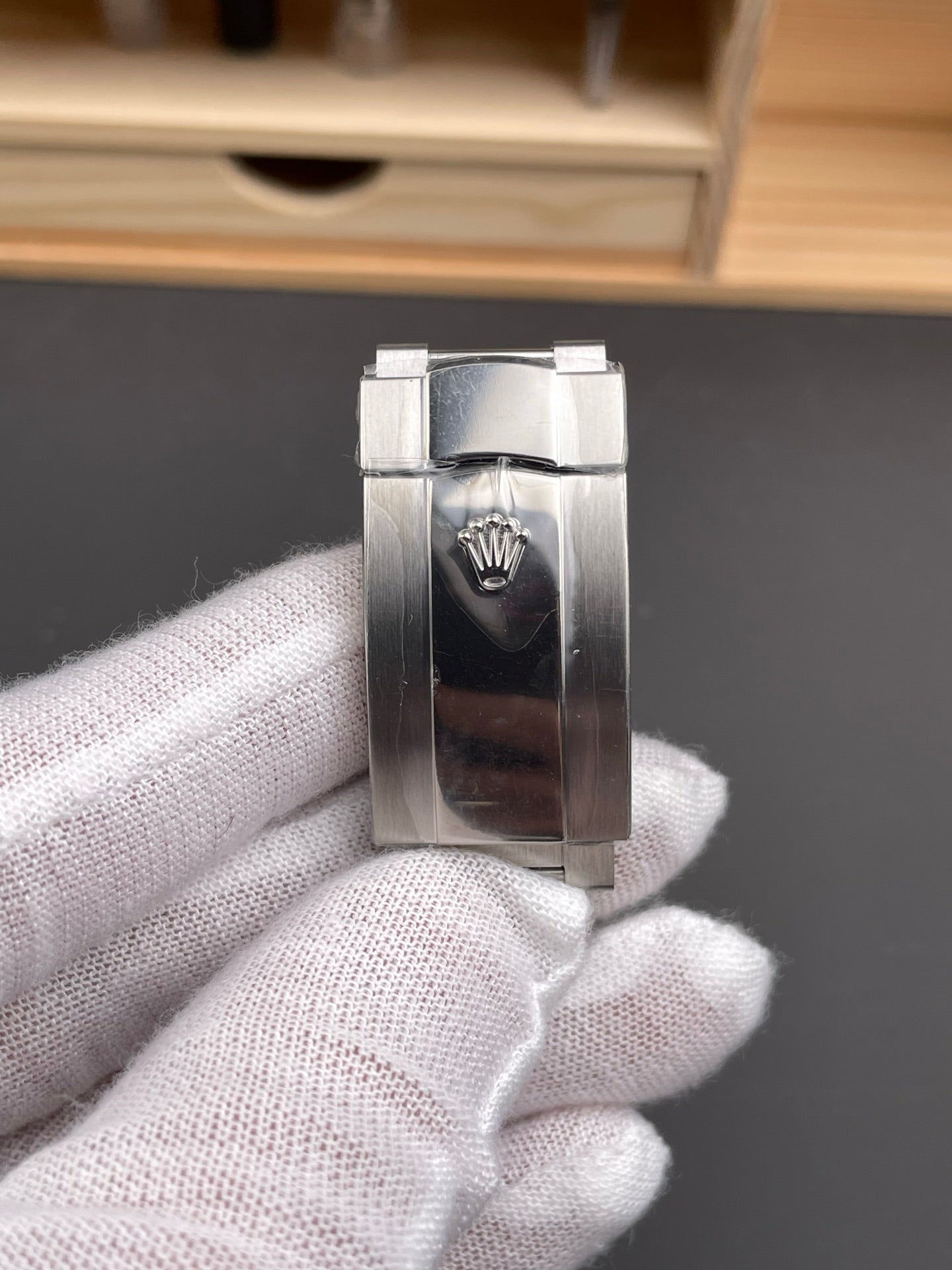 Rolex Sky-Dweller Black Dial + Steel Bezel + Rubber Strap
