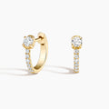 Taylor Lab Diamond Huggie Earrings 14K Yellow Gold