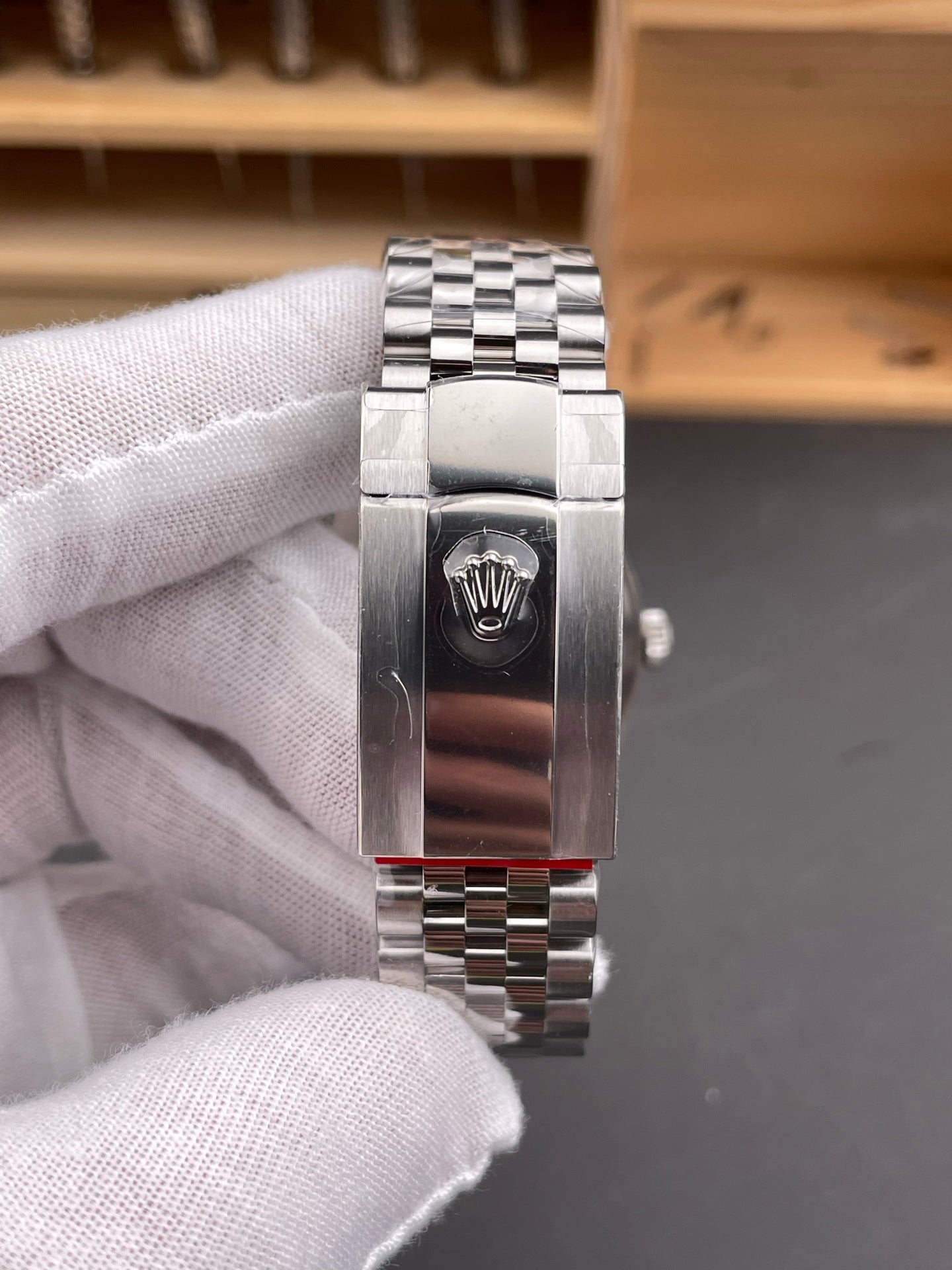 Rolex Datejust Blue Dial Diamond Markers + Steel Bezel + Jubilee