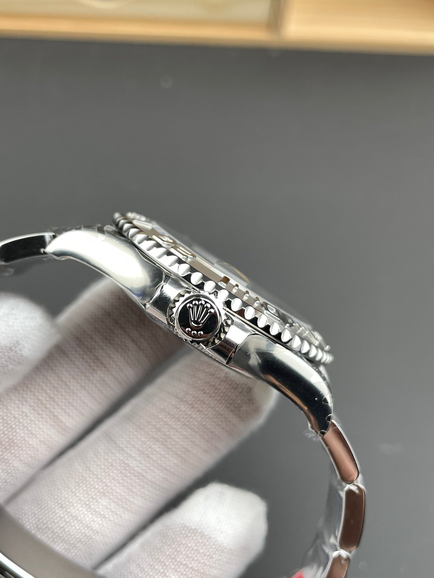Rolex Yacht-Master Gery Dial + Gery Bezel + Steel Rubber