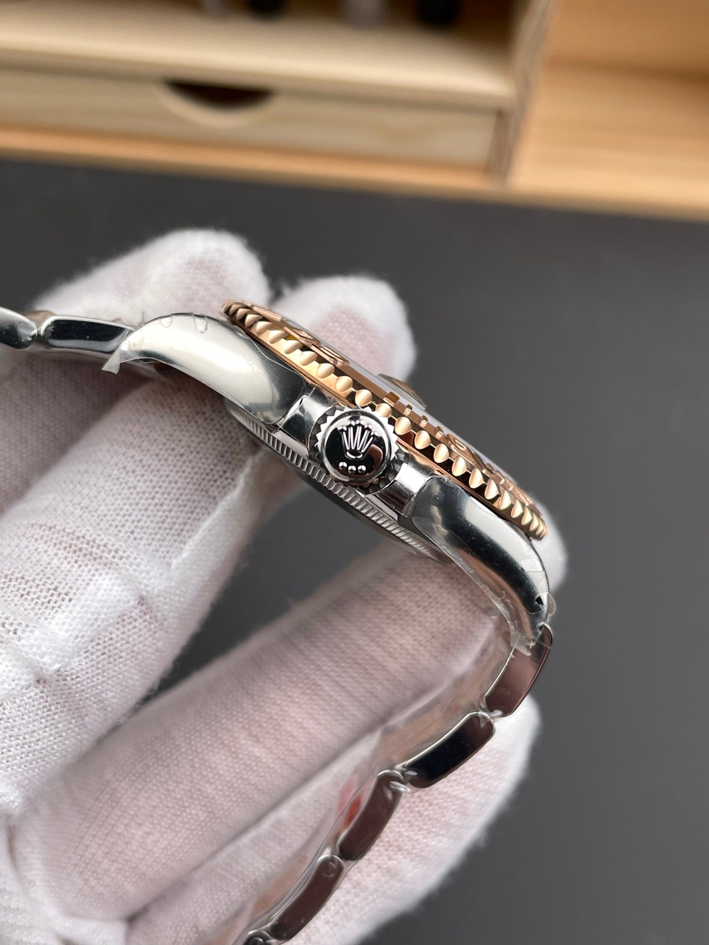 Rolex Yacht-Master Brown Dial + Rose Gold Bezel + RG Bracelet