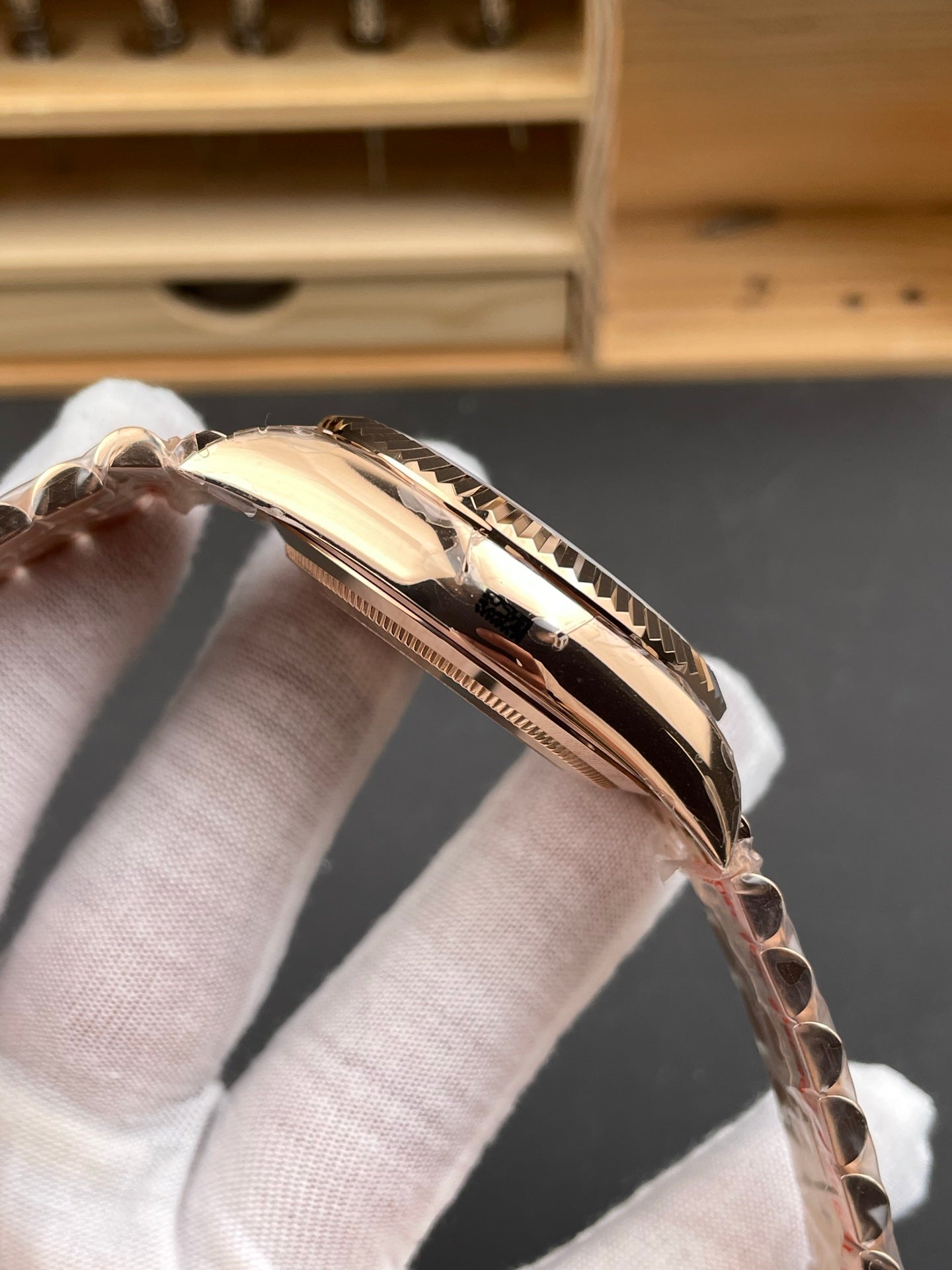 Rolex Sky-Dweller Brown Dial + Rose Gold Bezel + RG Bracelet