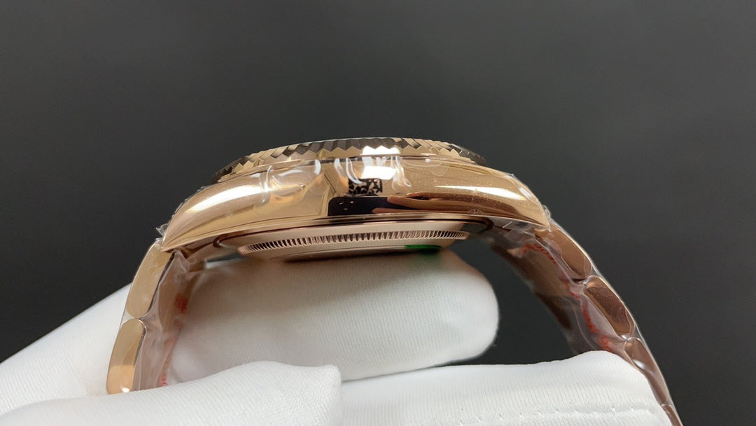 Rolex Sky-Dweller Blue Dial + Rose Gold Bezel + RG Bracelet