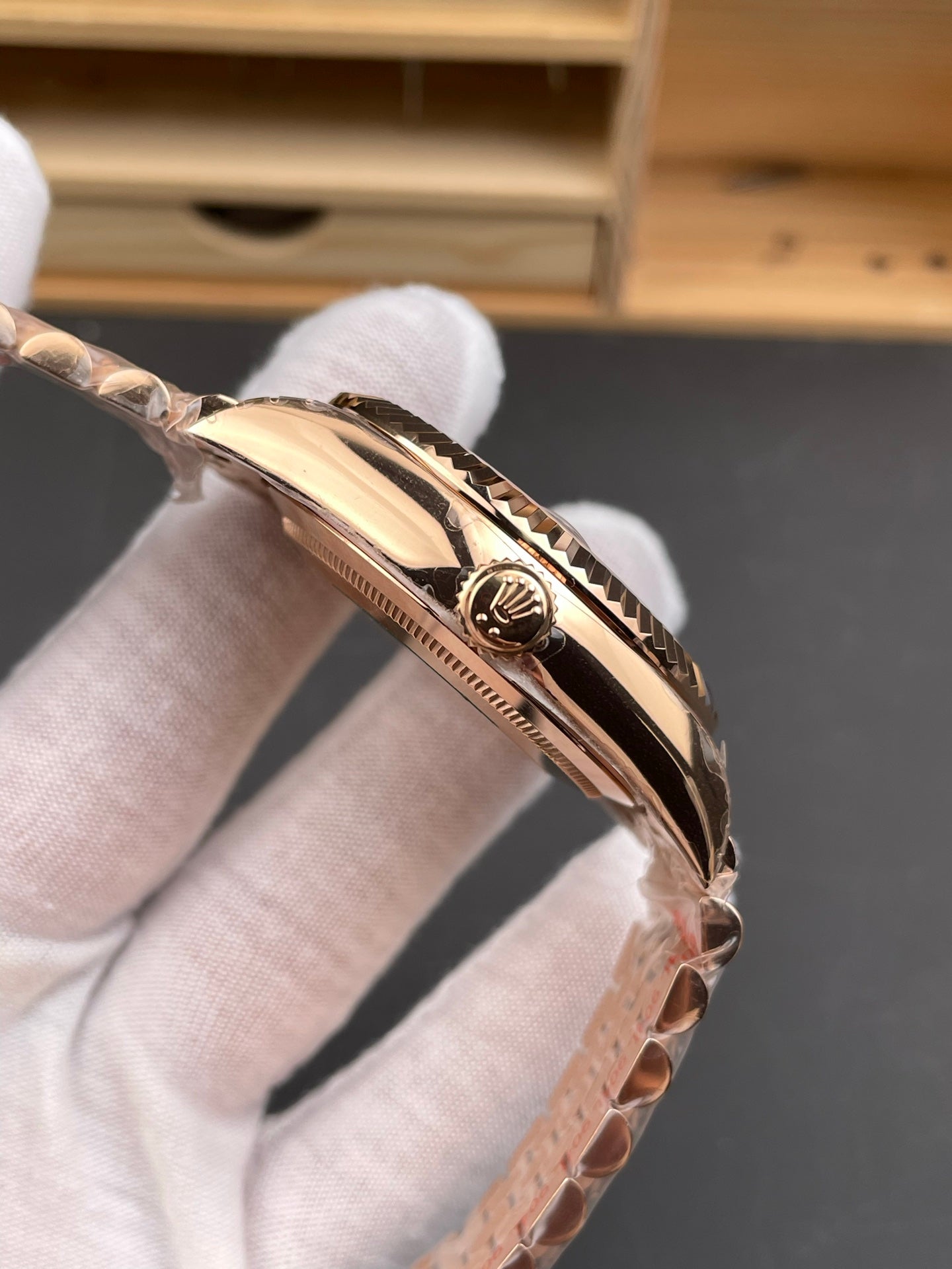 Rolex Sky-Dweller Brown Dial + Rose Gold Bezel + RG Bracelet