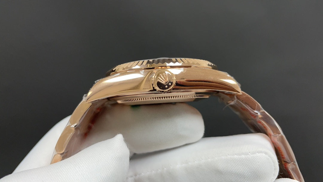 Rolex Sky-Dweller Blue Dial + Rose Gold Bezel + RG Bracelet