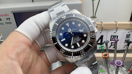 Rolex Sea-Dweller Blue-Black Gradient Dial + Steel Bezel + Steel Bracelet