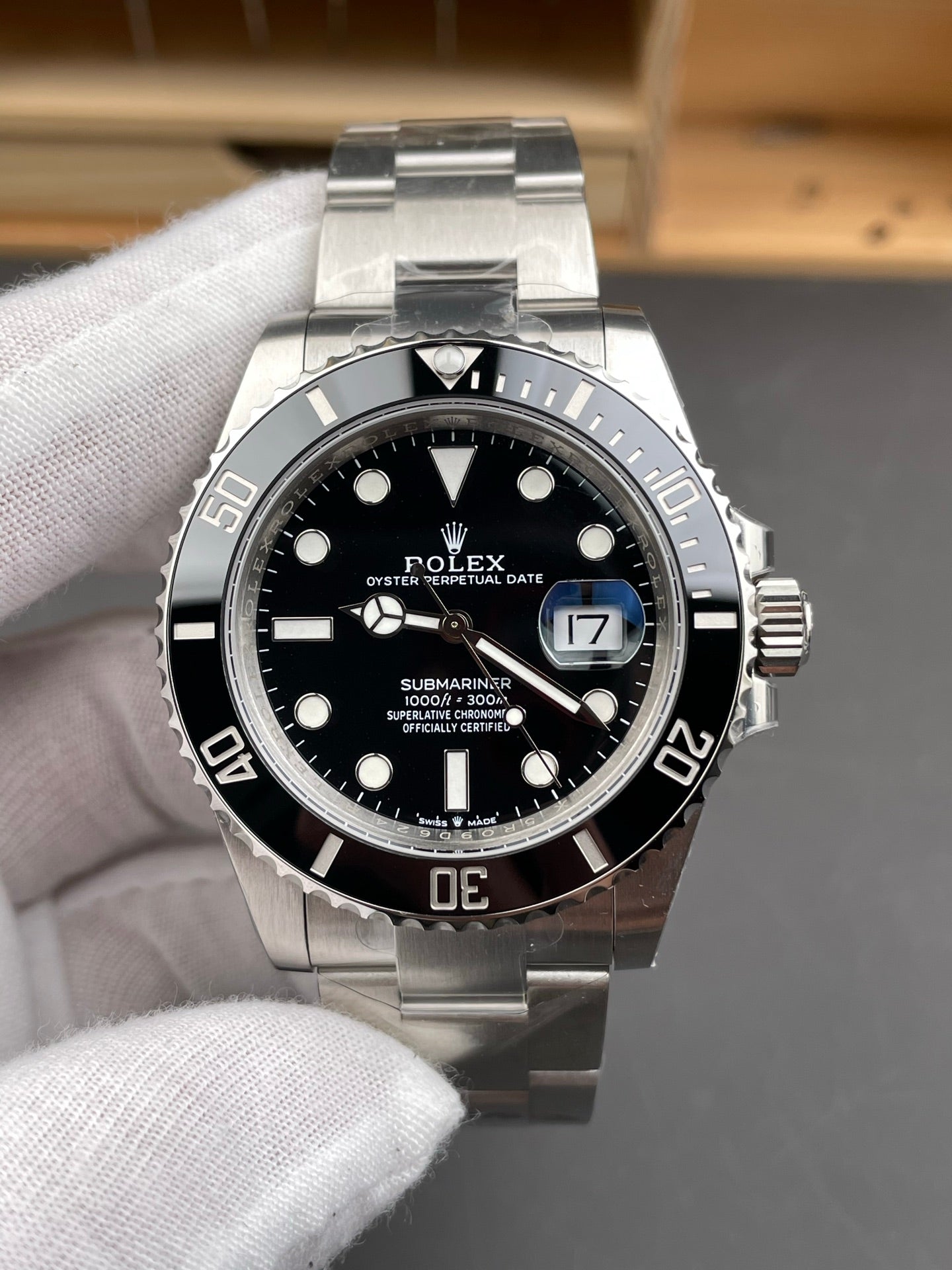 Rolex Submariner r Black Dial + Steel Bezel + Steel Bracelet·001