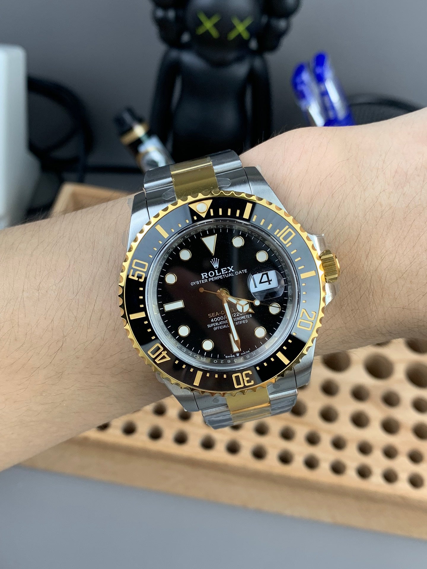 Rolex Sea-Dweller Black Dial + Two-Tone Bezel + Two-Tone Bracelet
